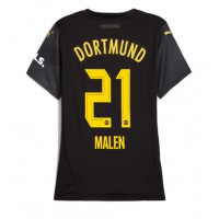 Dámy Fotbalový dres Borussia Dortmund Donyell Malen #21 2024-25 Venkovní Krátký Rukáv